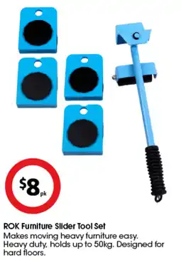 Coles ROK Furniture Slider Tool Set offer