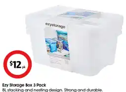 Coles Ezy Storage Box offer