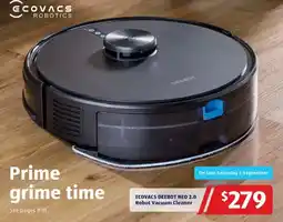 ALDI ECOVACS DEEBOT NEO 2.0 Robot Vacuum Cleaner offer