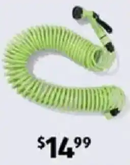 ALDI Coiled Garden Hose offer