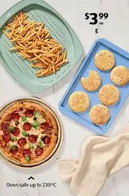 ALDI Non-Stick Chip, Baking or Pizza Trays offer