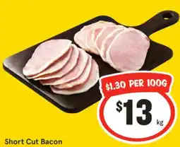 IGA Short Cut Bacon offer