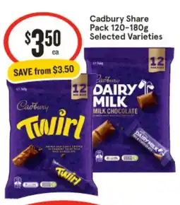 IGA Cadbury Share Pack offer