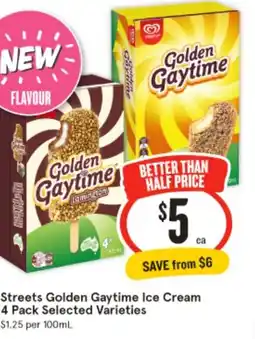 IGA Streets Golden Gaytime Ice Cream offer