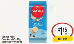 IGA Sakata Rice Crackers offer