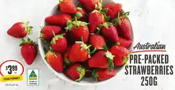 IGA Australian pre-packed strawberries offer