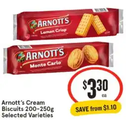 IGA Arnott's Cream Biscuits offer