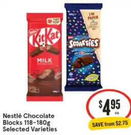 IGA Nestlé Chocolate Blocks offer