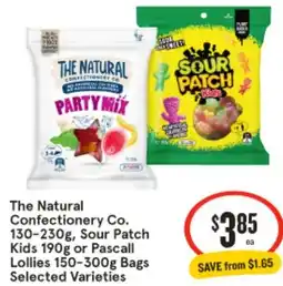 IGA The Natural Confectionery Co offer