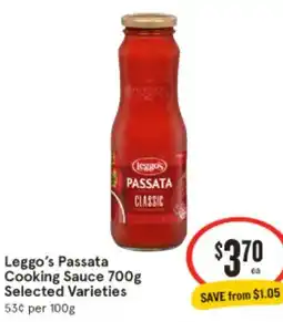 IGA Leggo's Passata Cooking Sauce offer