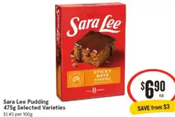 IGA Sara Lee Pudding offer
