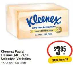IGA Kleenex Facial Tissues offer
