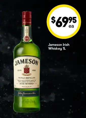 Drakes Jameson Irish Whiskey offer