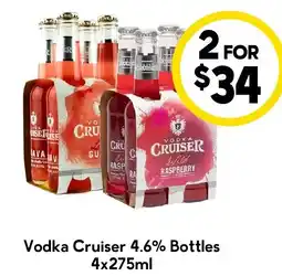 Drakes Vodka Cruiser 4.6% Bottles offer