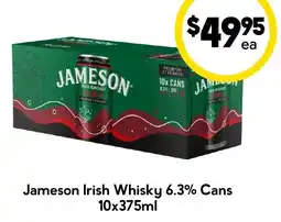 Drakes Jameson Irish Whisky 6.3% Cans offer