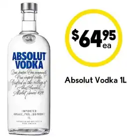 Drakes Absolut Vodka offer