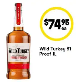 Drakes Wild Turkey 81 Proof offer