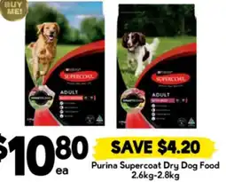 Drakes Purina Supercoat Dry Dog Food offer