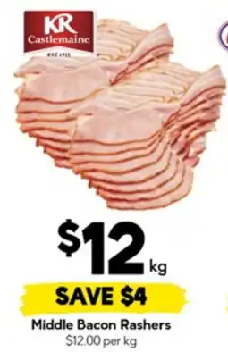 Drakes Middle Bacon Rashers offer