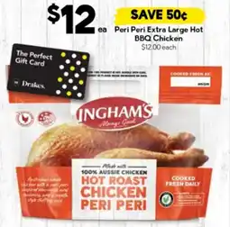 Drakes Peri Peri Extra Large Hot BBQ Chicken offer