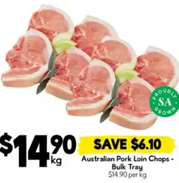 Drakes Australian Pork Loin Chops - Bulk Tray offer