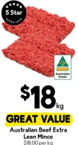Drakes Australian Beef Extra Lean Mince offer