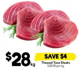 Drakes Thawed Tuna Steaks offer