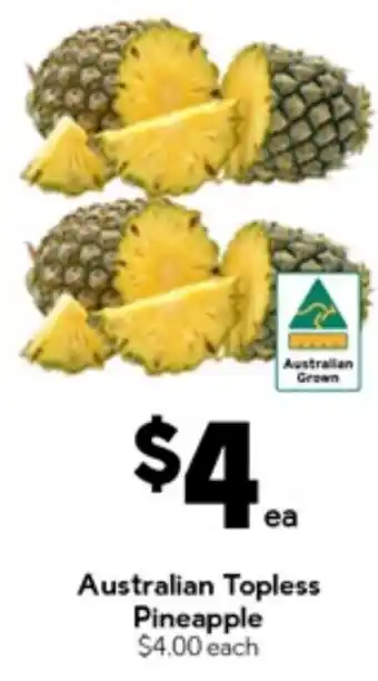 Drakes Australian Topless Pineapple offer