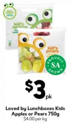 Drakes Loved by Lunchboxes Kids Apples or Pears offer