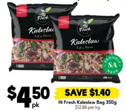 Drakes Hi Fresh Kaleslaw Bag offer