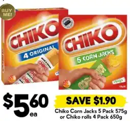 Drakes Chiko Corn Jacks offer