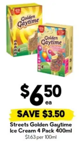 Drakes Streets Golden Gaytime Ice Cream offer