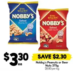 Drakes Nobby's Peanuts or Beer Nuts offer