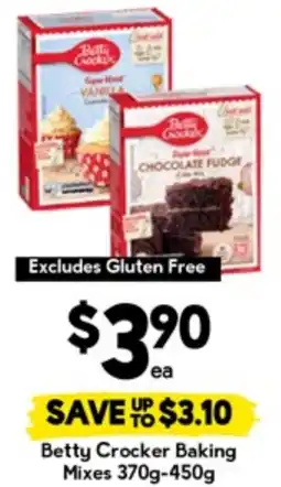 Drakes Betty Crocker Baking Mixes offer