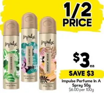 Drakes Impulse Perfume In A Spray offer