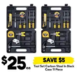 Drakes Tool Set Carbon Steel In Black Case offer