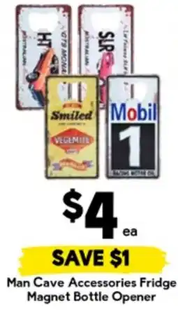 Drakes Man Cave Accessories Fridge Magnet Bottle Opener offer