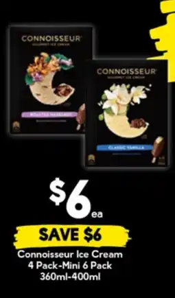 Drakes Connoisseur Ice Cream 4 Pack-Mini offer