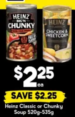 Drakes Heinz Classic or Chunky Soup offer