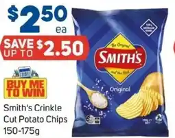Foodland Smith's Crinkle Cut Potato Chips offer