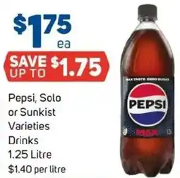 Foodland Pepsi, Solo or Sunkist offer