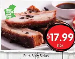 Spudshed Pork Belly Strips offer