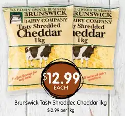Spudshed Brunswick Tasty Shredded Cheddar offer