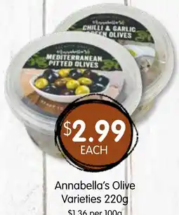 Spudshed Annabella's Olive Varieties offer