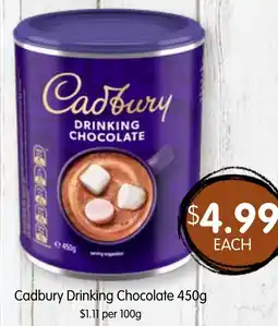 Spudshed Cadbury Drinking Chocolate offer