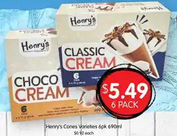 Spudshed Henry's Cones Varieties offer