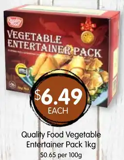 Spudshed Quality Food Vegetable Entertainer offer