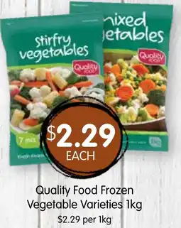 Spudshed Quality Food Frozen Vegetable offer
