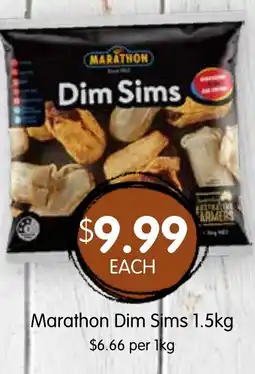 Spudshed Marathon Dim Sims offer