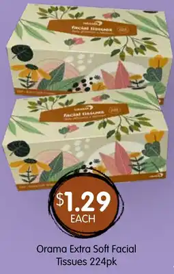 Spudshed Orama Extra Soft Facial Tissues offer